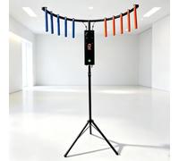 Catching Sticks Arcade Game Machine - Adjustable Speed Reaction Time Test Trainer with LED Lights, Music, and Remote Control for Drop Stick Challenge