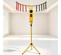 Catching Sticks Arcade Game Machine - Adjustable Speed Reaction Time Test Trainer with LED Lights, Music, and Remote Control for Drop Stick Challenge