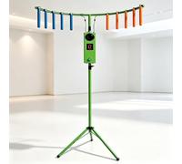 Catching Sticks Arcade Game Machine - Adjustable Speed Reaction Time Test Trainer with LED Lights, Music, and Remote Control for Drop Stick Challenge