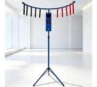 Catching Sticks Arcade Game Machine - Adjustable Speed Reaction Time Test Trainer with LED Lights, Music, and Remote Control for Drop Stick Challenge