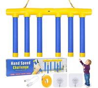 Catching Sticks Game, Catching Sticks Game Training Toy, Reaction Game Drop Sticks Game Falling Sticks Catching Game for Kids and Adults, 3 Speeds Adjustable Quick Reactions Training Toy