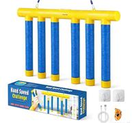 Catching Sticks Game Drop Falling Sticks Catching Game Reaction Hand Speed Challenge Game Training Family Gifts for Adults Boys Girls Christmas (3 Speed - 6 Sticks)