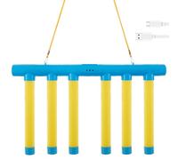 Catching Sticks Game, Falling Stick Catching Game with 3 Dropping Speeds, Speed Challenge Pick Up Stick, Fun Hand Eye Coordination Catch It Win It Reaction Games for Kids & Adults Home Party (yellow)