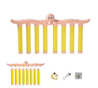 Catching Sticks Game - Falling Sticks Catching Game,Drop It Catch It Win It Reaction Game,3 Adjustable Falling Speeds Hand-Eye Coordination Training Toy for Kids Adults (Pink)