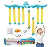 Catching Sticks Game, Hand Speed Challenge Game, Adjustable 3 Speed Falling Sticks, Quick Reactions Toy, Hand-Eye Coordination Training Gift,Blue
