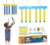 Catching Sticks Game Reaction Training Toy, Falling Sticks Catching Game, Drop It Catch It Win It Game, 3 Falling Speeds Adjustable, Hand Eye Coordination Training (D Set)
