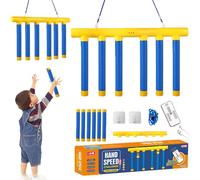 Catching Sticks Game Reaction Training Toy, Falling Sticks Catching Game, Drop It Catch It Win It Game, 3 Falling Speeds Adjustable, Hand Eye Coordination Training (C Set)