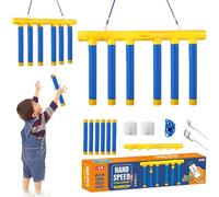 Catching Sticks Game Reaction Training Toy, Falling Sticks Catching Game, Drop It Catch It Win It Game, 3 Falling Speeds Adjustable, Hand Eye Coordination Training (A Set)