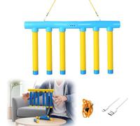 Catching Sticks Games, 2026 New Quick Reactions Training Toy, Drop It Catch It Win It Reaction Game with 3 Dropping Speeds Hand-Eye Coordination Training Sensory Training Toy For Kids Adults (Blue)