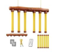 Catching Sticks Games,Drop Sticks Game With 3 Adjustable Speed,Hand Speed Challenge Quick Reactions Training Toy- Promotes Hand-eye Coordination, Family Games for Kids and Adults (Yellow)