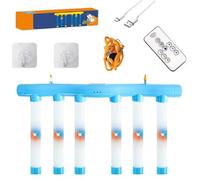 Catching Sticks Games, Drop Sticks Game With 3 Adjustable Speed, Quick Reactions Training Toy and Reaction Game - Promotes Hand-eye Coordination, Family Games for Kids and Adults (C1-Glow)