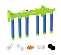 Catching Sticks Games,Falling Stick Catching Game,Drop It Catch It Win ItReaction Game,3 Dropping Speeds Quick Reaction Hand-Eye Coordination Training Toy For Kids Adults (Crocodile, 6 Sticks)