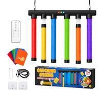 Catching Sticks Reaction Game for Kids & Adults, 3 Speed Drop Stick Challenge with Remote Control, Hand-Eye Coordination & Reflex Training Toy, Fun Family Party Garden Travel Game Gift (D)