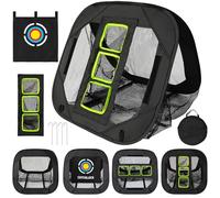 CATCHLUCK Golf Nets for Garden Chipping Net Pop Up Golf Practice Net for Garden Indoor Chipping Target Outdoor Training Perfect for Backyard Practice and Golfers, Black