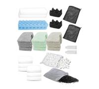 Catchorn Filter Media Kit Compatible with Fluval 306/307 Canister Filters | Complete 36-piece Media Kit Compatible With Cleaner, Healthier Aquarium Water(36 Pcs)