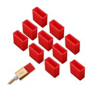 Catchorn USB Cover Cap 12 Pcs USB Male Dust Plug Silicone Stopper Caps for Cable Protection for All Type-C Smartphones and Tablets(Q-redC)