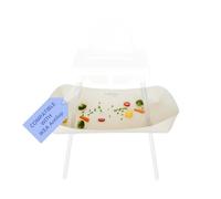 CATCHY Highchair Food Catcher | Compatible with IKEA Antilop Highchair & 11 Other Brands | Easy Wipe Clean | Baby & Toddler Food & Mess Catcher | Keep Floors Clean | Mealtime Feeding Essential