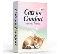 CATCHYOURDREAMS Cats for Comfort - 50 Positive Inspirational Affirmations and Activities for Cat Lovers - Uplifting Stress Relief and Mindfulness gift for Women