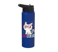 Catculus Mathematical Equations Cat Math Student Teacher Stainless Steel Insulated Water Bottle