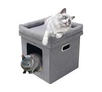 Cated Cat House, Cat Rattling Light Roof and a Sponge Ring on the Edge, our Cat House guarantees a safe and comfortable