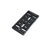 CaTeFo Cheese Plate Mount, 140mm Aluminum Universal Rig Plate with 1/4"-20 & 3/8"-16 Threaded Holes for DSLR Camera, Cage, Monitor, Handle and Accessories-CP01