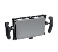 CaTeFo Universal Director's Monitor Cage with Cheese Plate, Two Side Handles with Adjustable 360 Degree for 5-7 inch Monitor, UC02