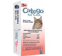 Catego C70850B Single Dose Flea & Tick Treatment for Cats