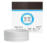 Category 5E FTP Rigid AWG24 Gauge 1000ft Long Network Cable designed for telecommunications and computer networking installations requiring increased protection against inte