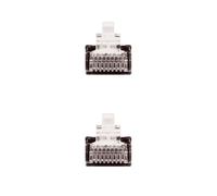 Category 5E Network Patch Cable, UTP Cable, AWG24 Gauge, Black, 0.5m Length, Ideal for Ethernet Network Connections.