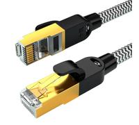 Category 6 Gigabit - 1m 5m Patch Cord, Network Cable 6.1mm | Low Attenuation Copper Clad Aluminum PVC, This high speed anti interference 8 core wire provides connection for rou