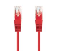 Category 6 UTP 24 AWG Red 30cm Long Network Cable Ideal for High Speed Connections and Minimizing Interference