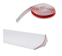 CATELL 118 Inches/3m Wet Room Floor Barrier Shower Tray Sealing Strip Water Stopper Strip Self-Adhesive Wetroom Floor Barrier for Bathroom Floor Kitchen Sink Shower Tray
