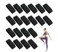 CATELL 20Pcs Black Armbands Mourning Black Elasticated Arm Bands Black | Armband Mourning Armband Funeral Loop Closure Sports Elastic Arm Band Black For Football Basketball Captains Respect Memorial