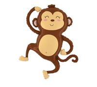 Catelves Balloons Monkey Decoration, Monkey Foil Balloon Birthday Decoration Animals, Forest Animals, Monkey Helium Balloon, Birthday, Jungle Decoration Birthday, Safari Balloons for Children's