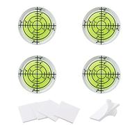Catelves Spirit Level 32 mm Mini Dragonfly Spirit Level Set of 4, Black, Green