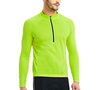 CATENA Men's Cycling Jersey Long Sleeve Bike Top Breathable Quick Dry Sports T-Shirt for Cycling Running