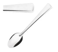 Nisbets Essentials Dessert Spoons Set of 12 - Durable Stainless Steel, Dishwasher Safe, Magnetic Silverware FA566