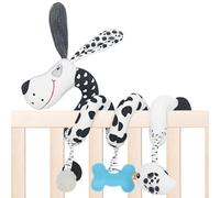 caterbee Baby Spiral Activity Toy, High Contrast Black and White Pet Design, Cot and Car Seat Attachable hanging toy (Pet)