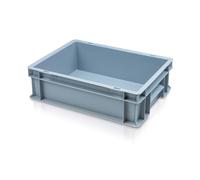 Caterbox Heavy Duty Plastic Stacking Industrial Euro Storage Container (10 Litre - 400x300x120(H) mm)