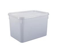 CaterCo 4L Plastic Ice Cream Food Storage Containers with Lids - 80 Pack - BPA-Free, Leakproof, Freezer & Microwave Safe Storage Tubs for Catering & Bulk Storage (4L Containers with Lids - 80 Pack)