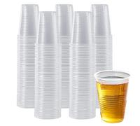 CaterCo Clear Plastic Disposable Vending Drink Cups for Water Coolers 3000 Pack - 7oz / 200ml Plastic Cup - Perfect for Drinking Events, Offices, Reusable, Home, Parties Gatherings - (7oz - 3000 Pack)