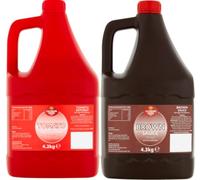 Caterers Pride Tomato Ketchup and Brown Sauce Bundle (2 x 4.3kg)