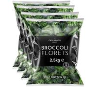 Caterfood Select Frozen Broccoli Florets 2.5kg (Pack of 4) - Prep-Free, 5-A-Day Veg for Sides & Meals
