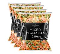Caterfood Select Frozen Mixed Vegetables 2.5kg (Pack of 4) - No Prep, No Waste, Ready in Minutes