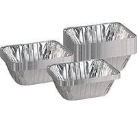 Catergold Aluminium Food Extra Deep Foil Roasting Tray (NO LID) Silver Foil Food Tray Container Disposable Reusable for Hot & Cold Food Use (72Pcs Trays 32x26x10cm)