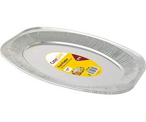 Catergold Disposable Aluminium Tin Foil Tray Platters (17" 2PK)