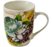 Catergold Mugs Set Coffee Tea Hot Chocolate Milk Tumbler Large Mugs for Multipurpose House Office Cafes Use Ideal for Gifting Tableware (Green&Purple 1pc 310ml)