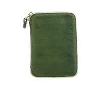 Caterina Lucchi Leather Purse Nina Wallet Small Zip Around Pino Evergreen