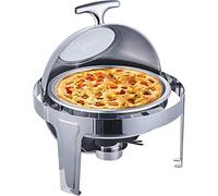 Catering Buffet Servers And Heaters, Food Warmer Chafing Dish Set With Fuel Holder Stainless Steel 5L Pack Of 2(With Window)