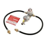 Catering Parts UK 2 Bottle Connector Auto Change Over Kit LP LPG Propane Gas Regulator Propane With Hoses